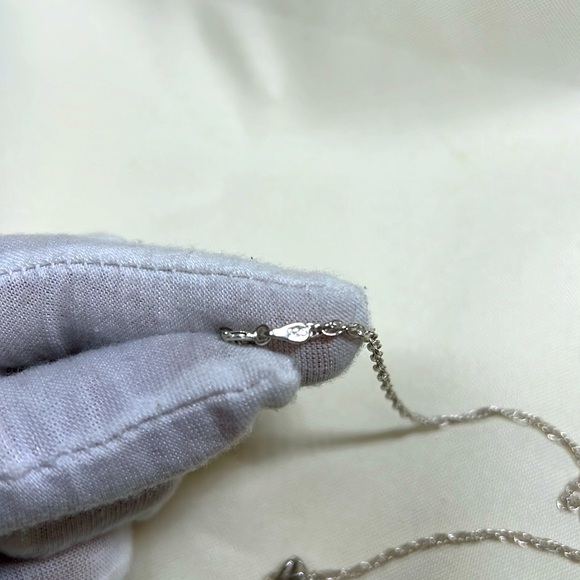 Yellow citrine original stone  & American diamonds 925 mark silver jewelry #291 - Picture 6 of 15